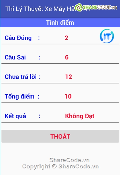 đồ án android,đồ án thi thử lý thuyết xe máy,đồ án thi thử lý thuyết xe máy trên ng ngữ andoid,đồ án ứng dụng di động,share code đồ án thi thử lý thuyet xe may,so an ly thuyet xe may